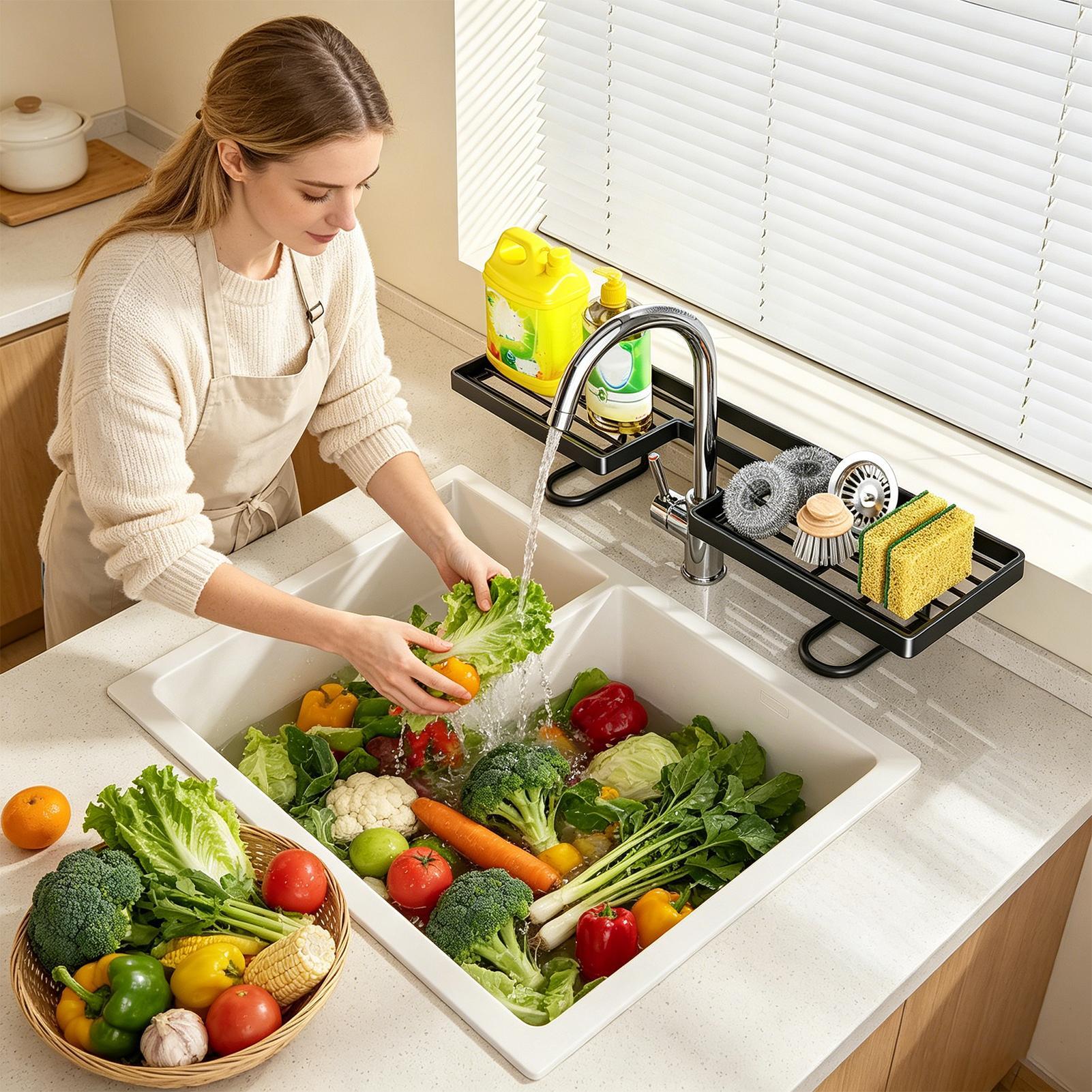 Półka na kran bez wiercenia, z – Home Bathroom Faucets recenzja i cena