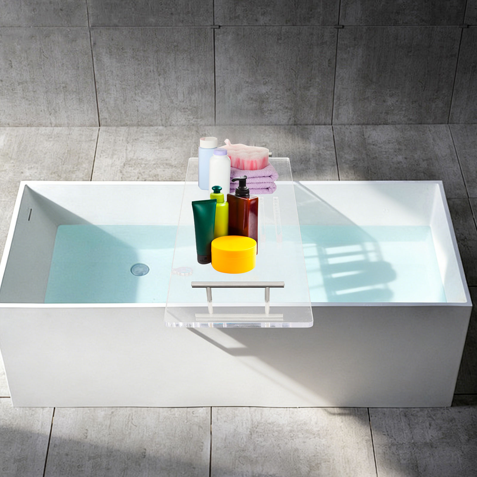 Akrylowa tacka do wanny, luksu – Bath Caddy Tray recenzja i cena