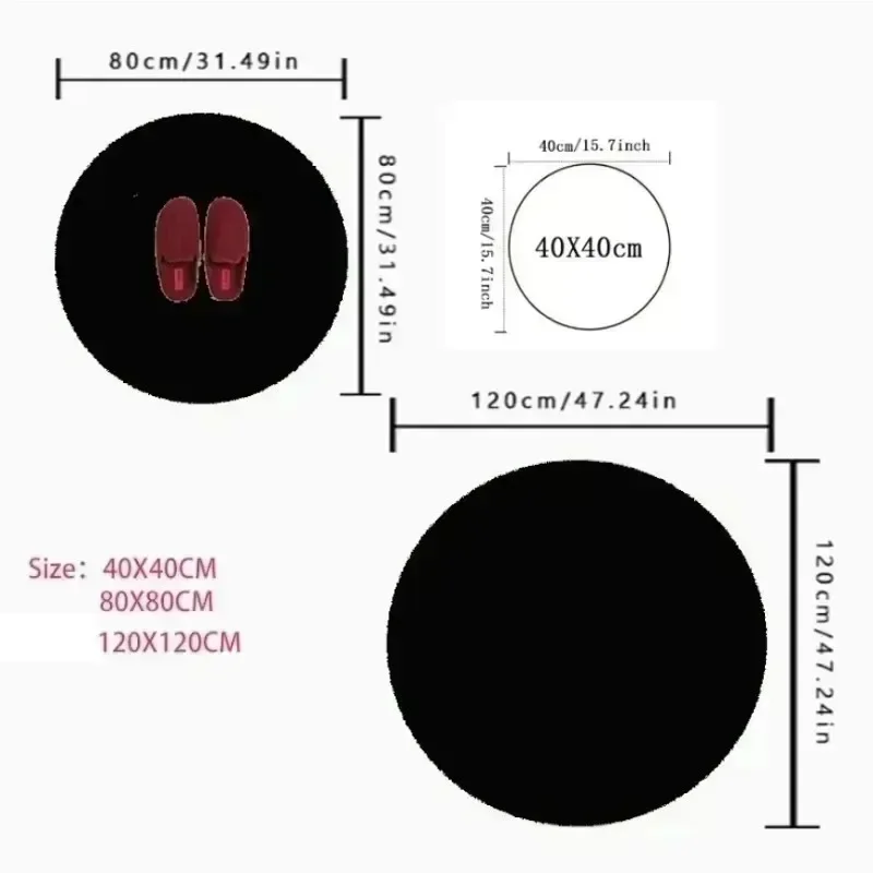 Okrągły dywan z chińskim wzore – Zara Home Bathroom Rug recenzja i cena
