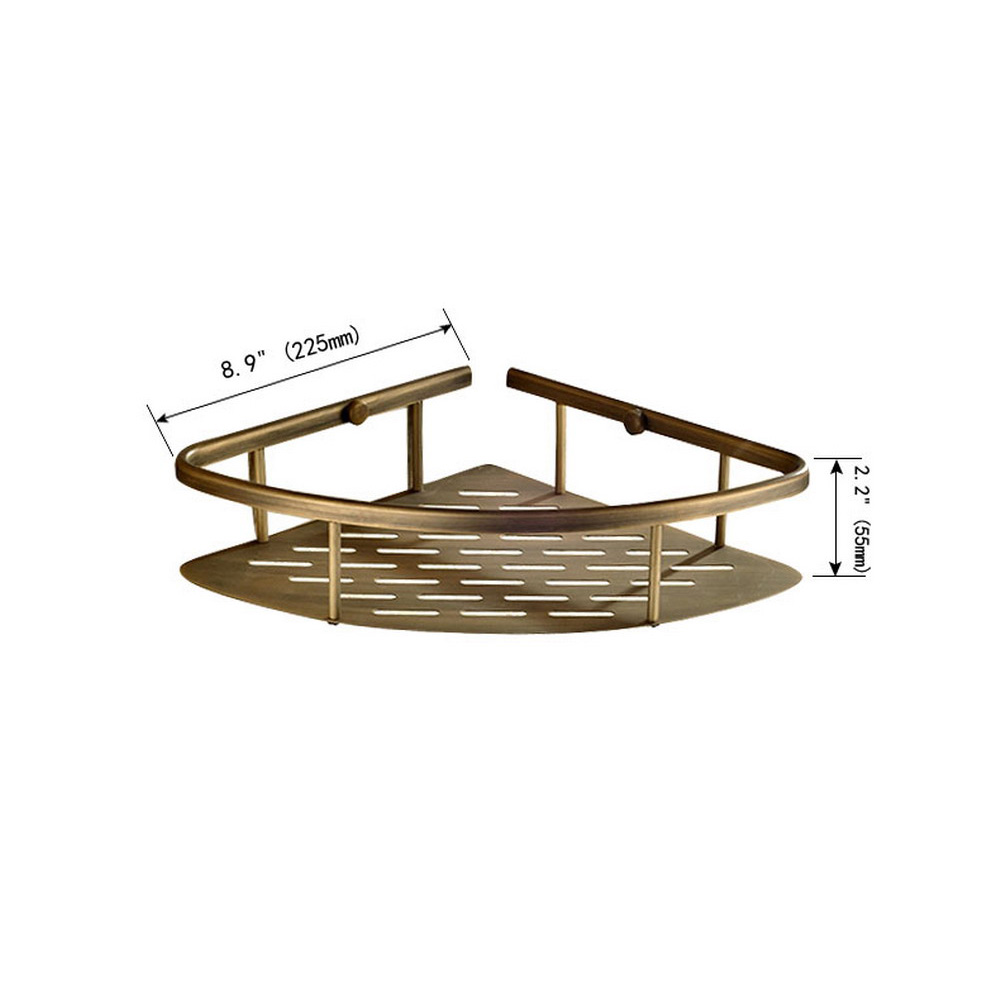 Antyczny Mosiężny Narożny Kosz – Bath Caddy Tray recenzja i cena