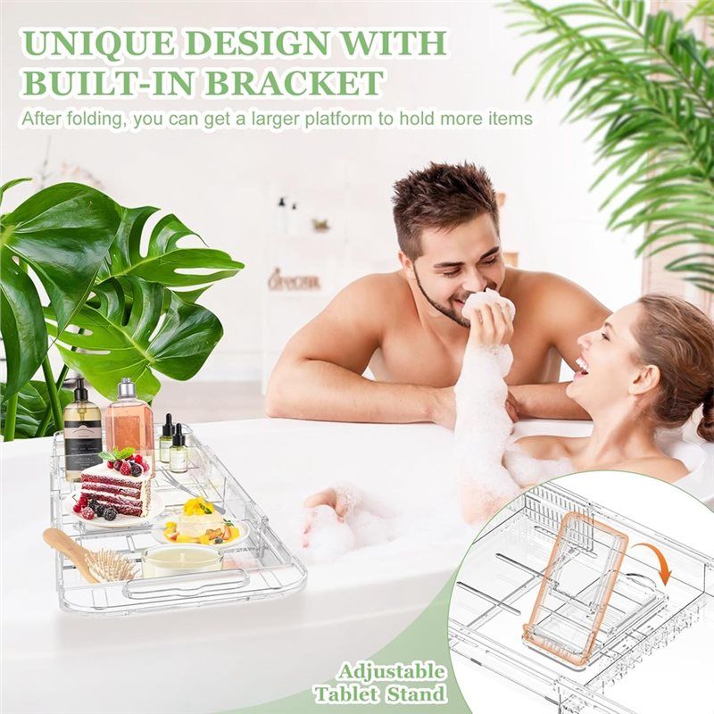 AEE2 - Rozkładana tacka do wan – Bath Caddy Tray recenzja i cena