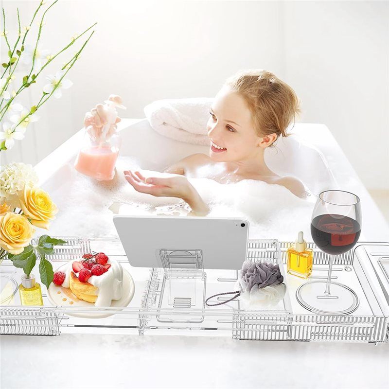 AEE2 - Rozkładana tacka do wan – Bath Caddy Tray recenzja i cena