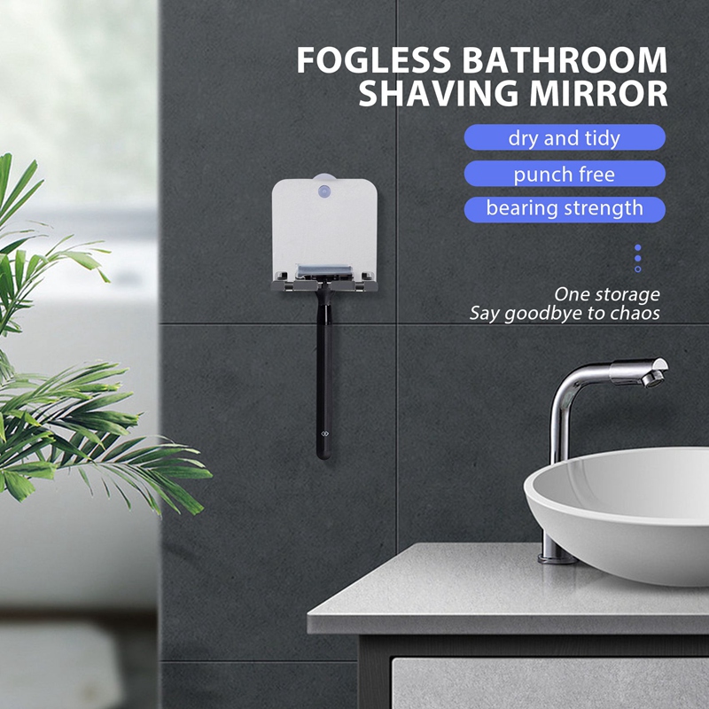 Nietłukące się lusterko podróż – Shaving Mirror Suction recenzja i cena