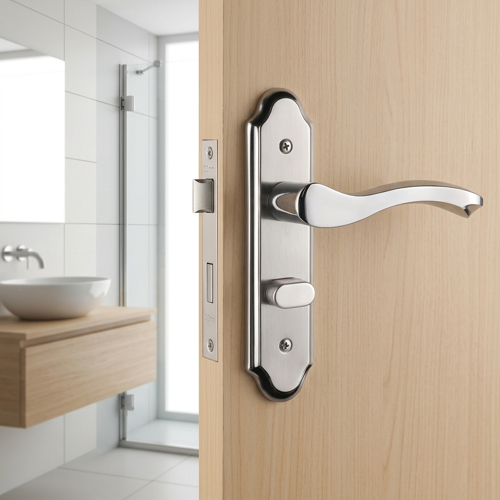 Zamek do drzwi ze stopu alumin – Home Bathroom Hardware recenzja i cena