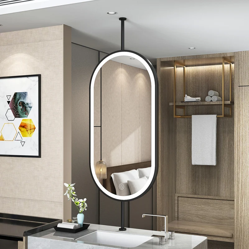 Lustro sufitowe owalne 60x90cm – Home Living Bathroom Vanity recenzja i cena